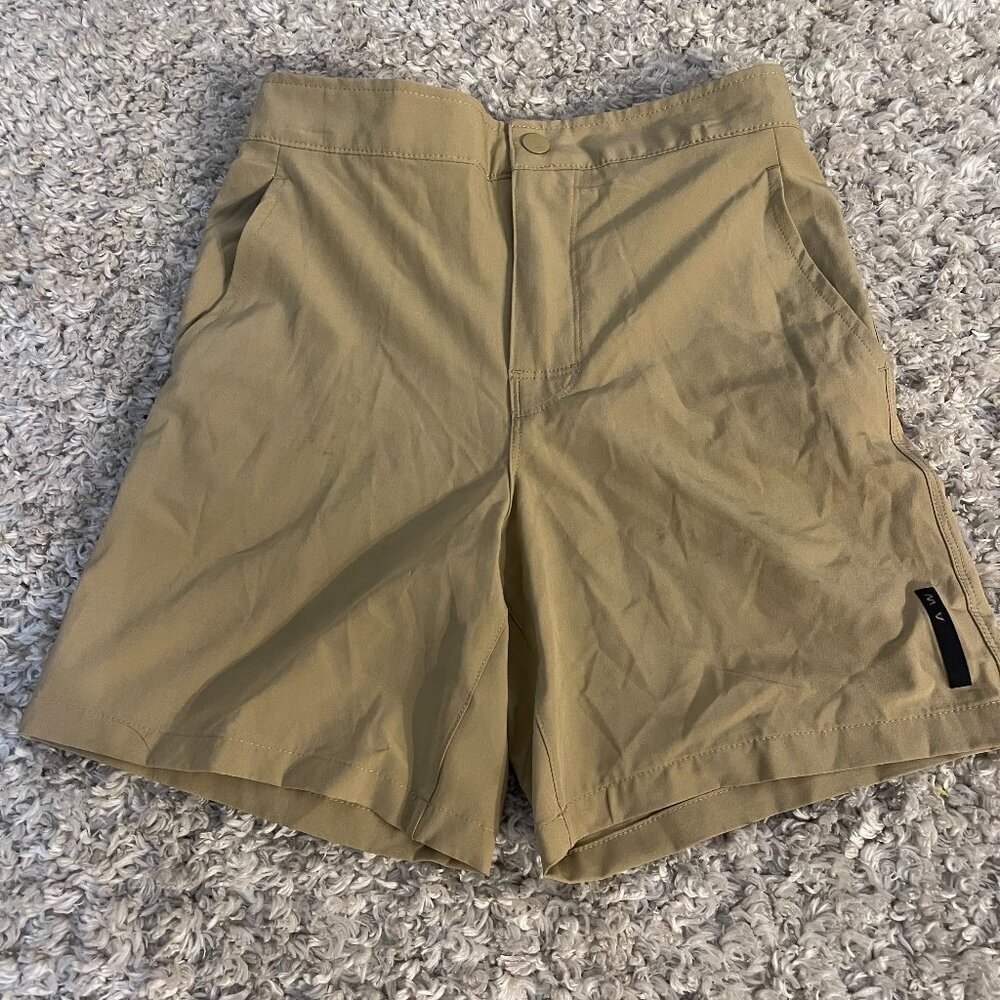 Boys Athletic Works Tan Hybrid Shorts NWOT Size L 10-12